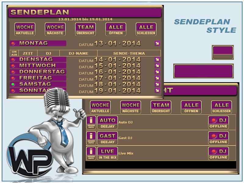 Sendeplan Template Template-Pink 004_sendeplan_set05