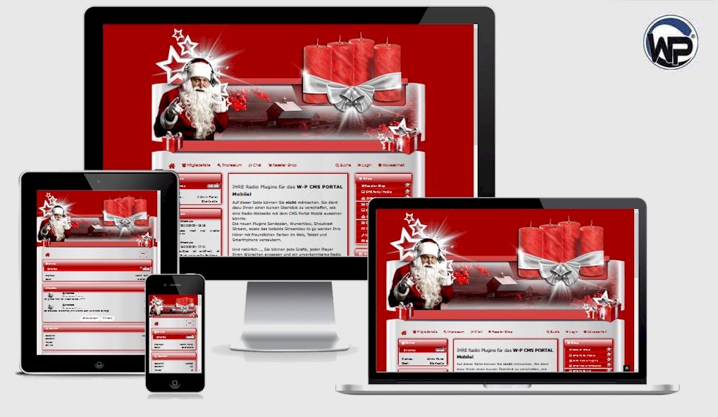 Feiertag Advent 5 in1 Rot - CMS Portal Mobile