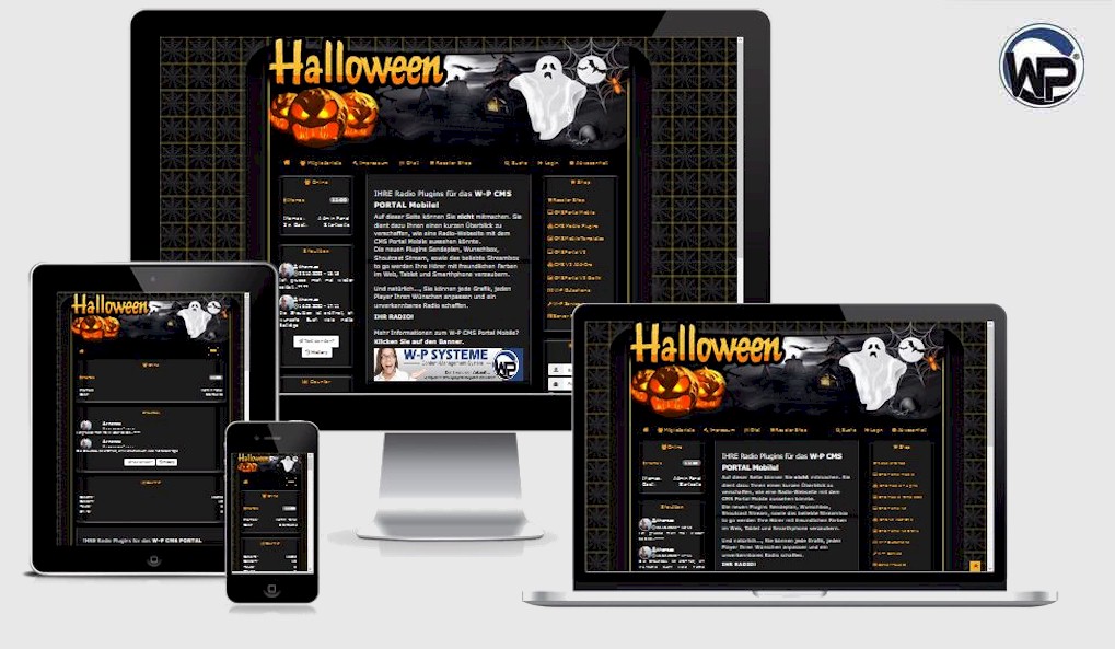 Feiertag Halloween - CMS Portal Mobile