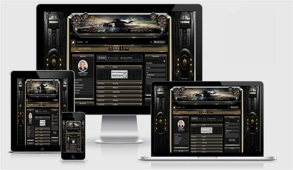 Radio TSC Ultimate - CMS Portal Mobile